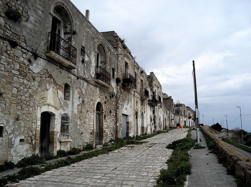 Craco, village abandonné en Italie