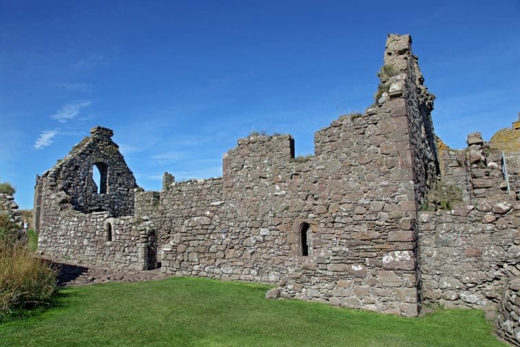 Dunnottar Castle In Aberdeen, Scotland.