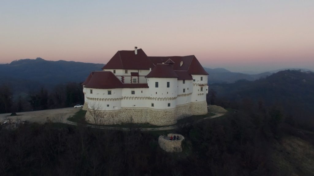 Château veliki Tabor Croatie photo drone