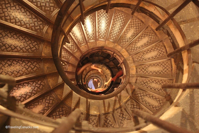 Escalier de l'Arc de Triomphe