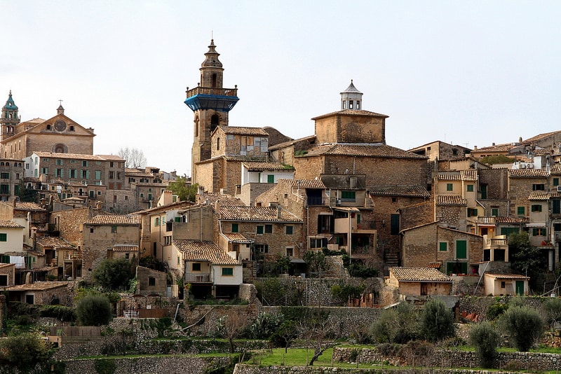 Village de Valldemossa, dans la Serra de Tramuntana
