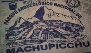 Tampon de passeport du Machu Picchu
