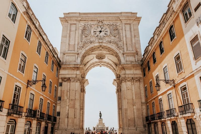 Arc de triomphe de la Rua Augusta-visiter Lisbonne