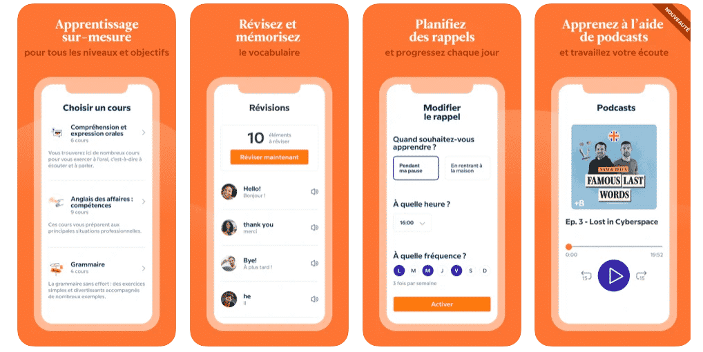 Les 10 meilleures applications pour apprendre l'Anglais