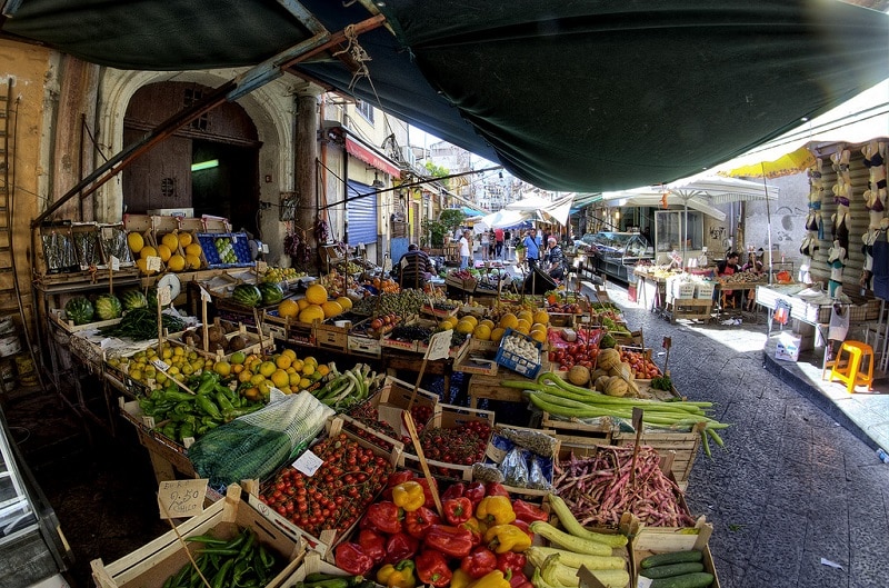 Marché Ballaro, Palerme