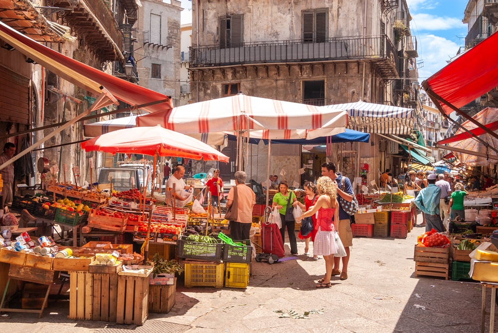 Marché à Palerme