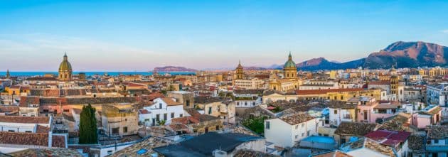 Vue imprenable sur Palerme