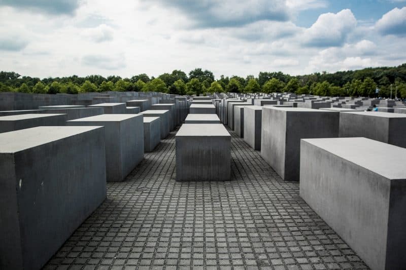 Memorial to the murdered jews of europe, berlin