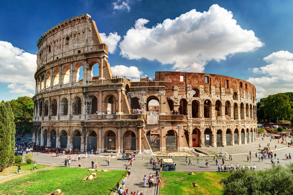 Le Colisée de Rome en été