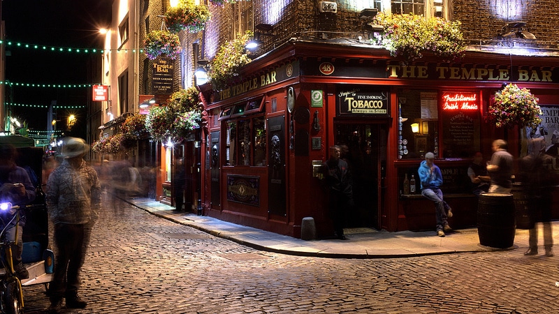 Temple Bar, loger à Dublin