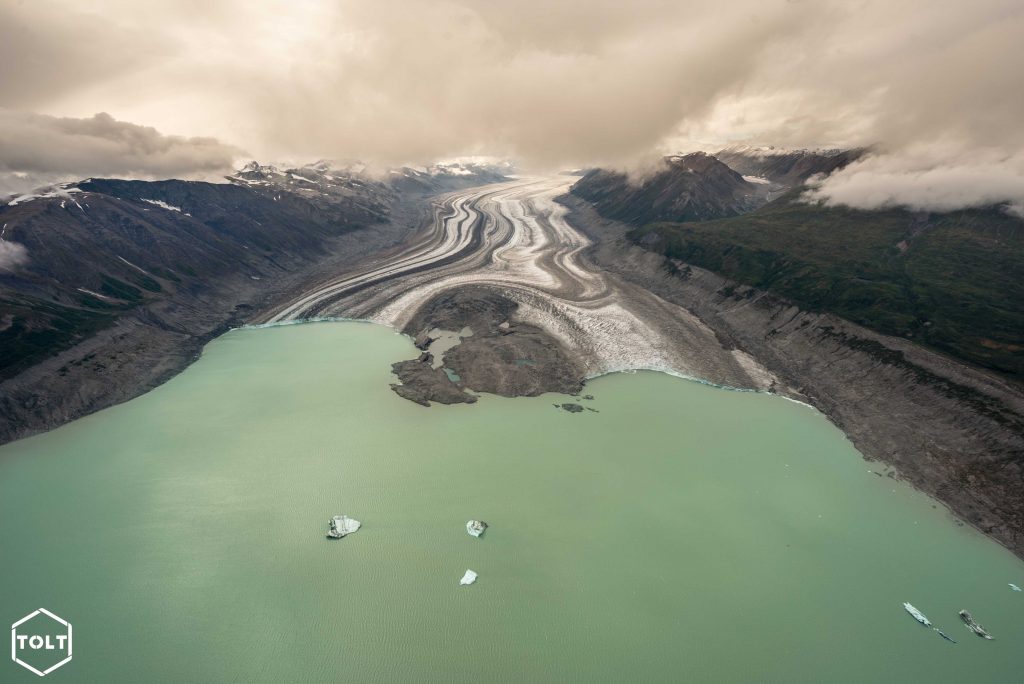Les paysages surnaturels du glacier Kluane