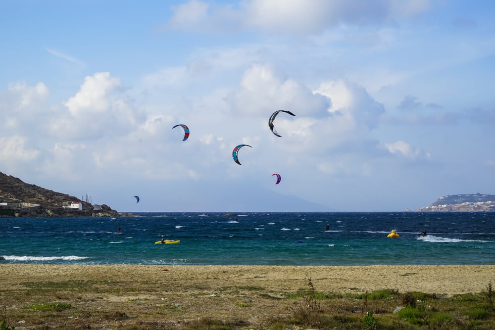 Kitesurf visiter Mykonos