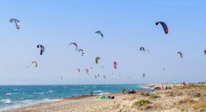 Kitesurf à Lefkada, en Grèce