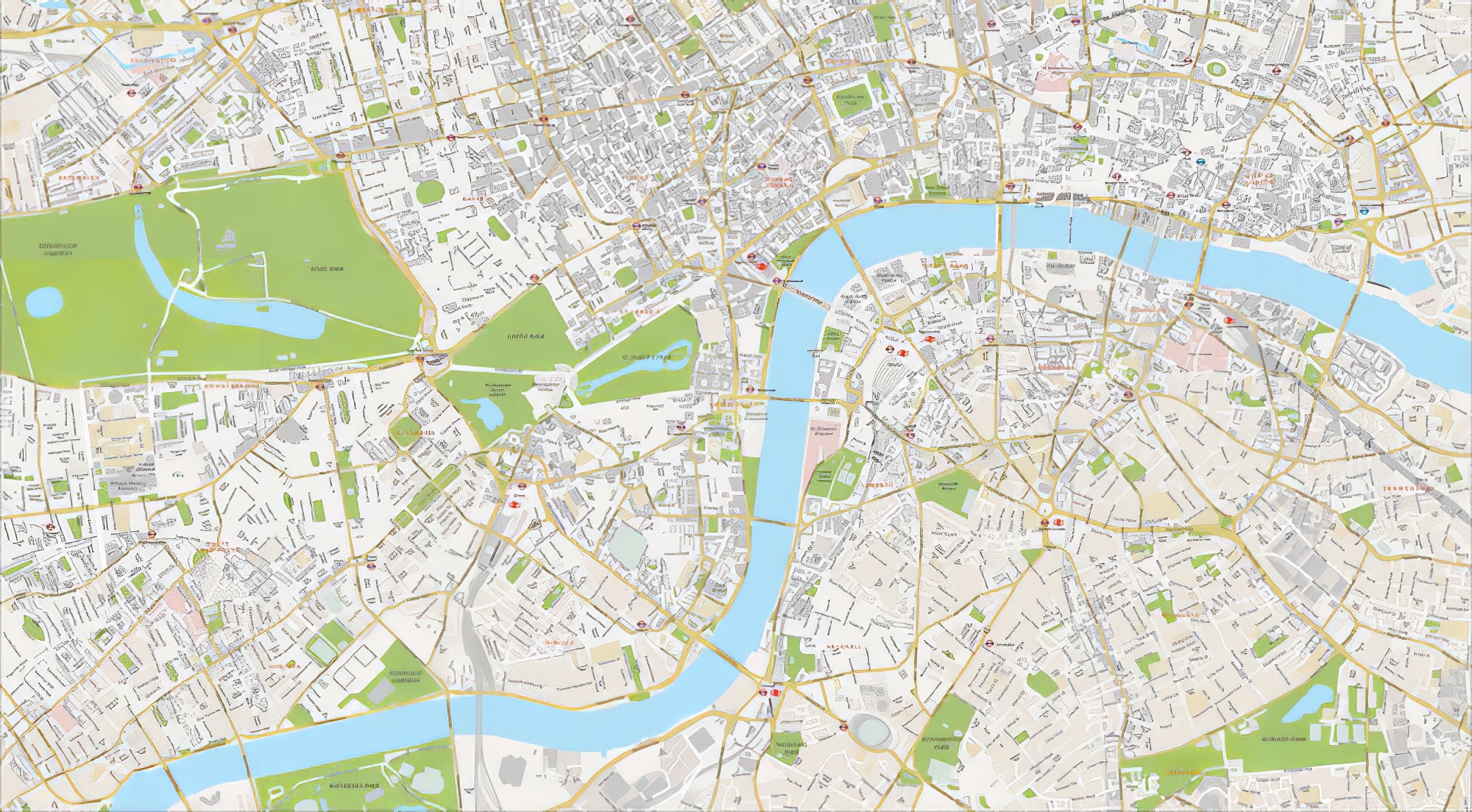 Carte et Plan de Londres
