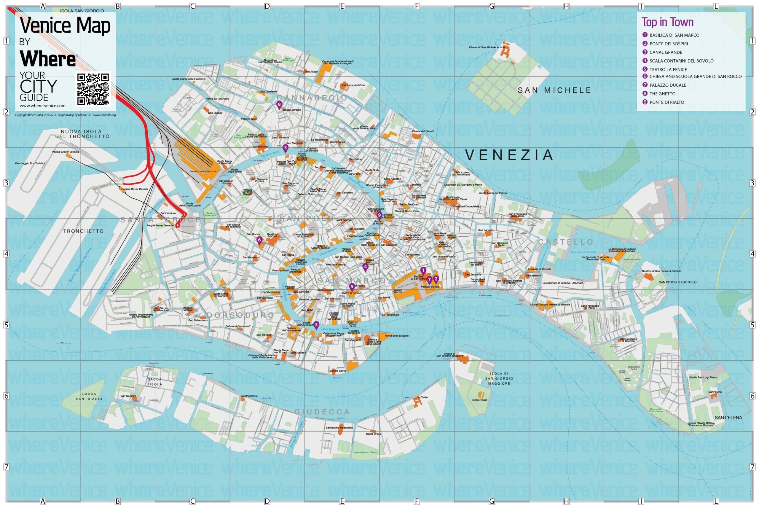 Cartes Et Plans D taill s De Venise Cartes Et Plans D taill s De Venise