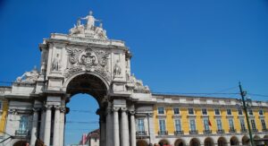 Visite de l'arc de triomphe de la Rua Augusta à Lisbonne