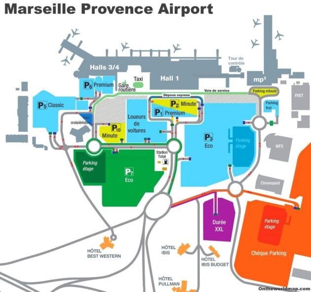 Parking pas cher proche de l’aéroport de Marseille prix, réservation