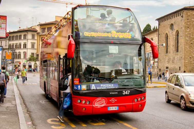 Bus touristique de Florence