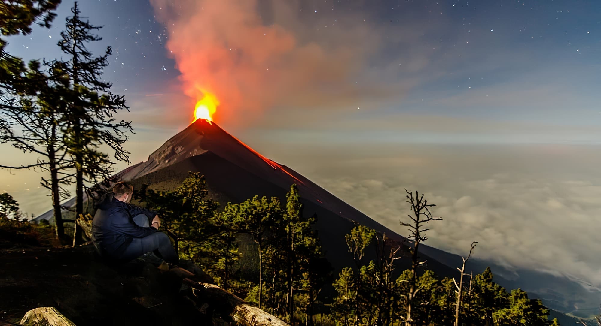 Randonnées sur les volcans du Guatemala