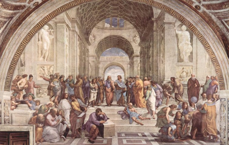 L'école d'Athènes, Musées du Vatican