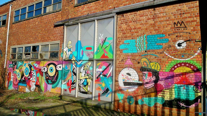Mur coloré, Gentbrugge, Gand