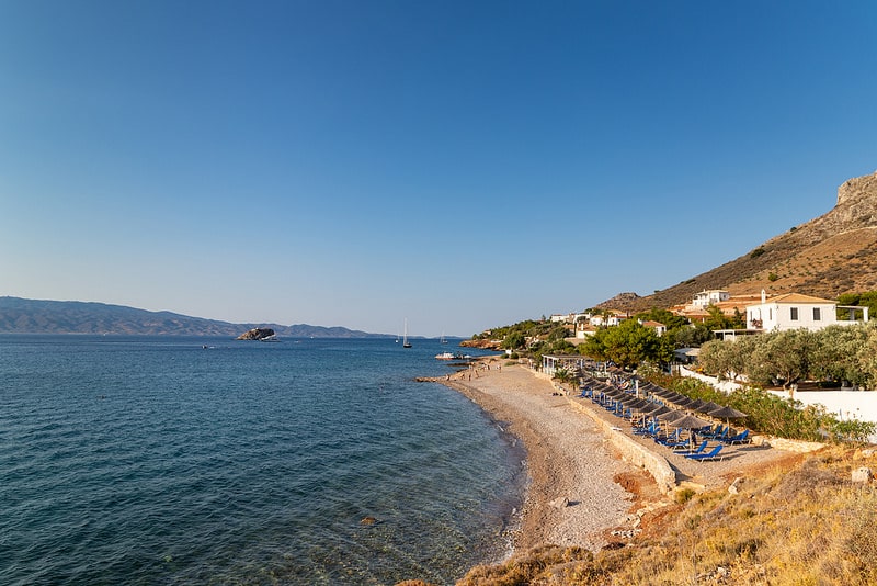 Plages Pakes, Hydra, Grèce