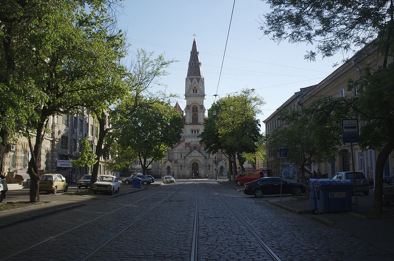 Eglise, centre-ville d'Odessa