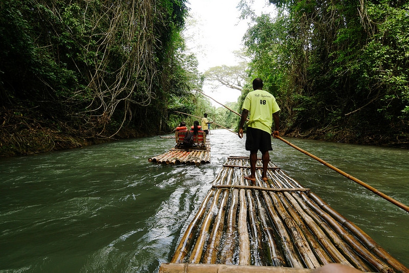 Bamboo Rafting, Jamaïque