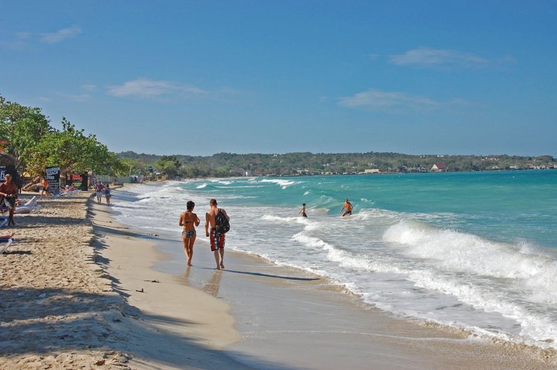 Plage Seven Mile Beach, Jamaïque