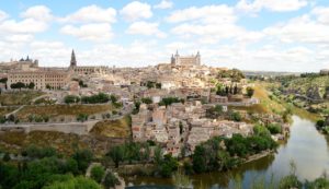Vue panoramique de la ville de Tolède en Espagne