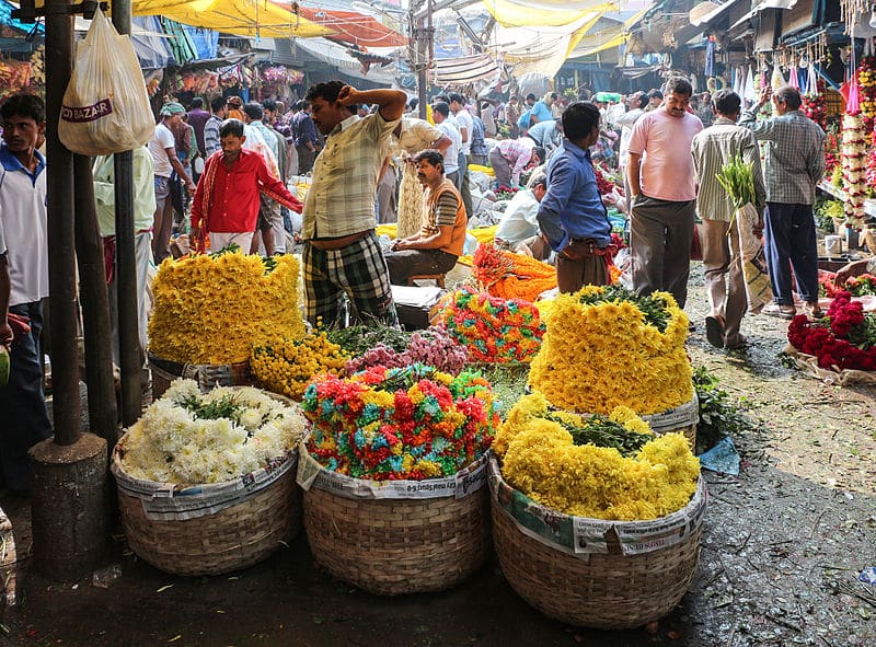 Mullick Ghat Flower Market
