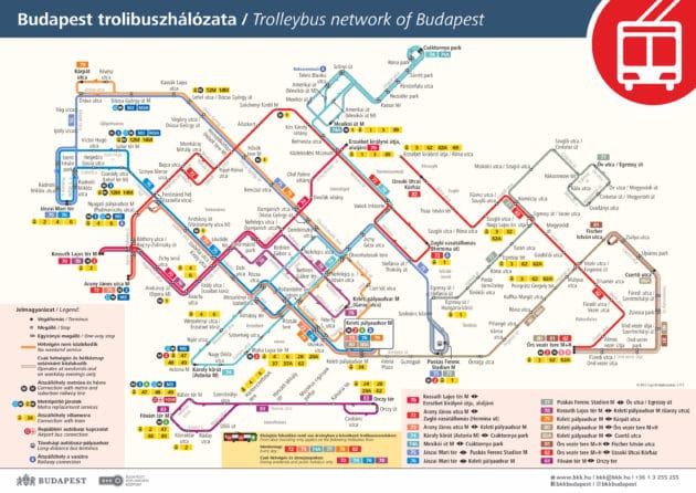 Mappe e piani di Budapest
