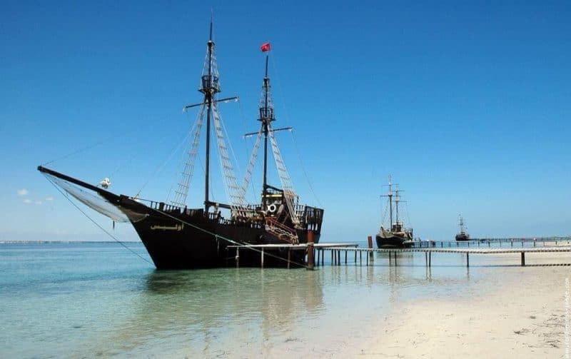 L'Île aux flamants rose, Djerba