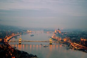 Vue panoramique de la ville de Budapest