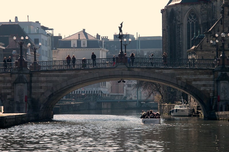 Pont Saint-Michel, Gand, Belgique