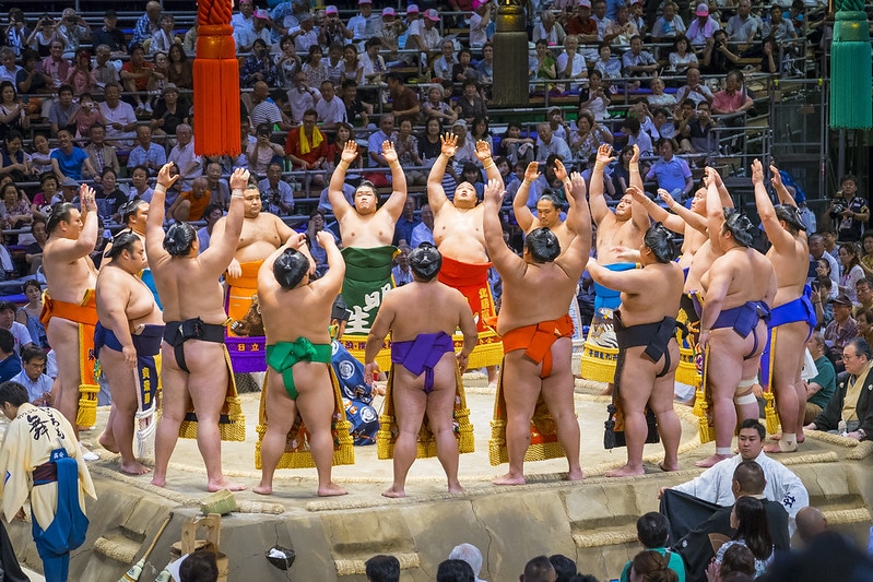 Combat de sumo à Nagoya