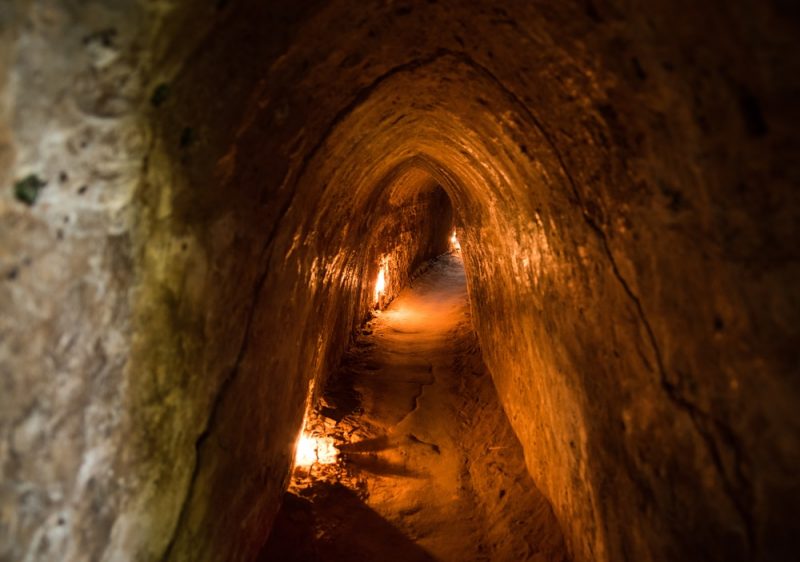 Tunnels de Cu Chi, Vietnam