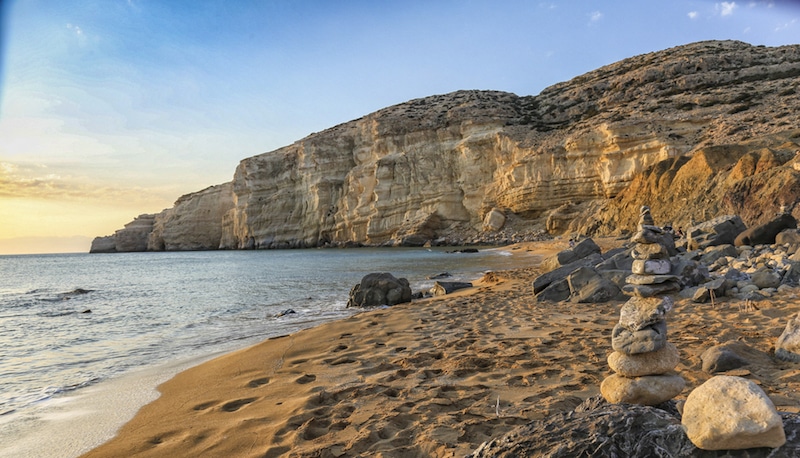 Red Beach, Crète