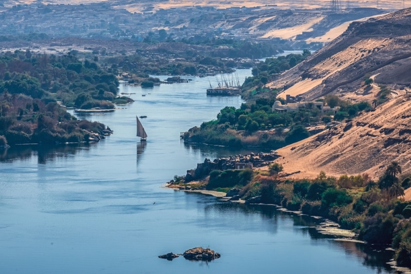 Egypte croisière sur le Nil paysage