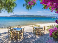 Grece Paros restaurant romantique