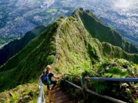 les Haikus Stairs escalier du paradis à Hawai