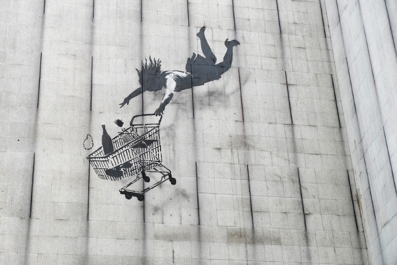 Londres street art - oeuvre de Banksy