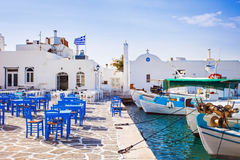 Restaurants à Naoussa en Grèce à Paros