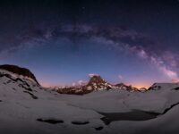 Voie Lactée depuis le Pic du Midi dans les Pyrénées