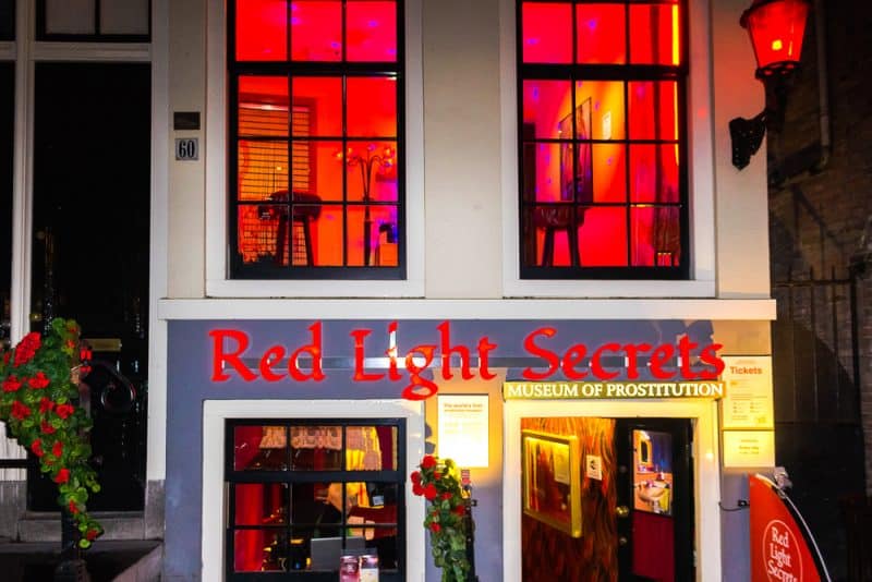 Horaires et tarifs du Red Light Secrets à Amsterdam