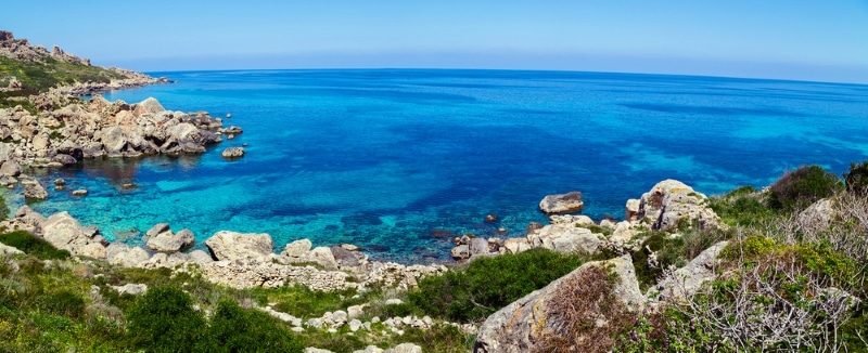 Ile de Gozo Blue Hole - plongée à Malte