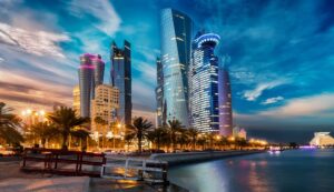 Skyline de Doha a Qatar