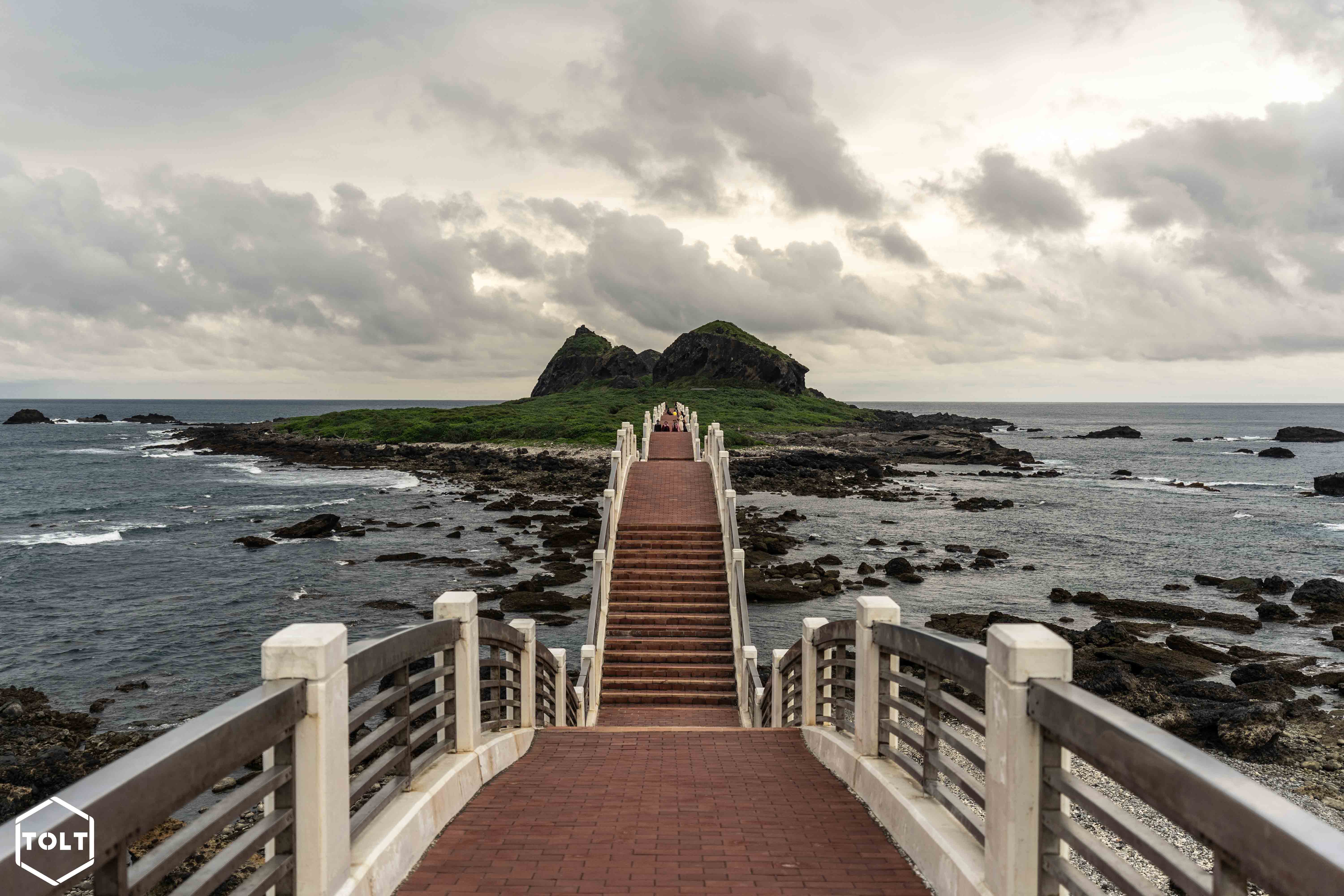 Pont du dragon menant à la plus grande île de Sanxiantai