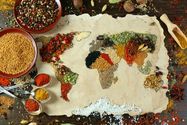 gastronomie monde carte