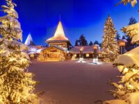 loger dans le village du pere noel en finlande